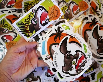 Shark Attack Sticker Pack
