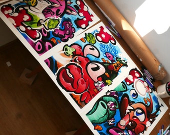 A3/A2 High Quality Set Of Three Prints