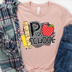 Custom Back to School Shirts, Custom Teacher Shirts, Kindergarten Preschool Custom Grade Shirts, First Day School Tees, Teacher Team Tees