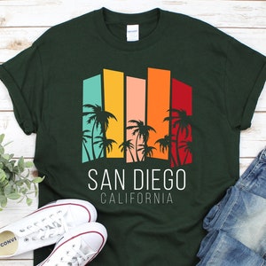 San Diego California Shirt, Vintage San Diego California Trip Shirt, Surf San Diego California Shirt, Travel Shirt, Beach Shirt, Vacation