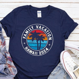 Family Hawaii Trip 2024 Shirts, Personalized Hawaii Shirt, Family Vacation Hawaii 2024 Shirts, Custom Vacation Outfit, Custom Trip T-shirts