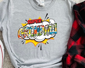 Grandma superhero shirt Clearance