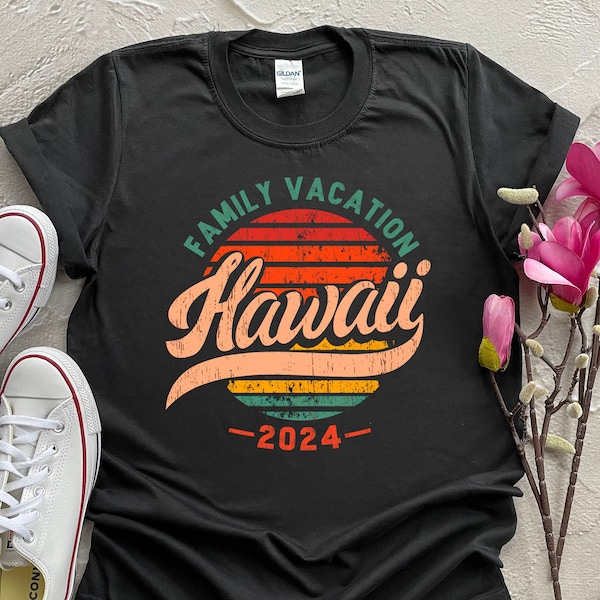 Family Hawaii Trip 2024 Shirts, Personalized Hawaii Shirt, Family Vacation Hawaii 2024 Shirts, Custom Vacation Outfit, Custom Trip T-shirts