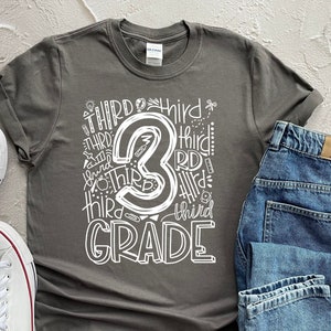 3rd Grade Shirt, Custom Teachers Team Shirts, Custom Teacher Shirts, Teacher Team Shirts, Teacher Outfit, Custom School Teacher T-shirts