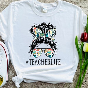 Teacher Life Shirt  Teachers Outfit Teacher Gift Shirt  Teacher Life T-shirt  Cute Women Teacher Tee  Trendy Teacher Shirt  Teacher Life Tee
