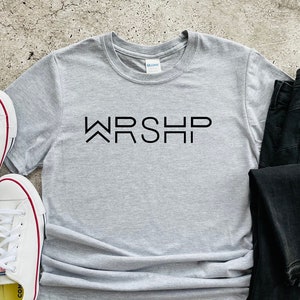Worship Shirt, WRSHP Shirt, Worshipper Shirt, Worship Team Shirts, Worship Team Gift, Christian Gift Shirt, Worship Shirts
