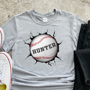 Personalized Baseball Shirt, Baseball Personalized Name Number Shirt, Baseball Mom Dad Personalized Shirt, Custom Baseball Game Day Shirt