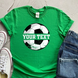 Personalized Soccer Shirt, Soccer Personalized Name Shirt, Custom Soccer T-shirts, Personalized Soccer Family Shirts, Soccer Game Day Shirt