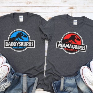 Dinosaur Family Shirts,Custom Dinosaur Shirts,Dinosaur Mom Dad Shirt, Dinosaur Party Custom Family Shirts, Personalized Dinosaur Family Tees