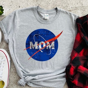 NASA Mom Shirt, Mom Gift, Personalized Nasa Mom T-shirt, Space Family Shirts, Nasa Family Matching Shirts