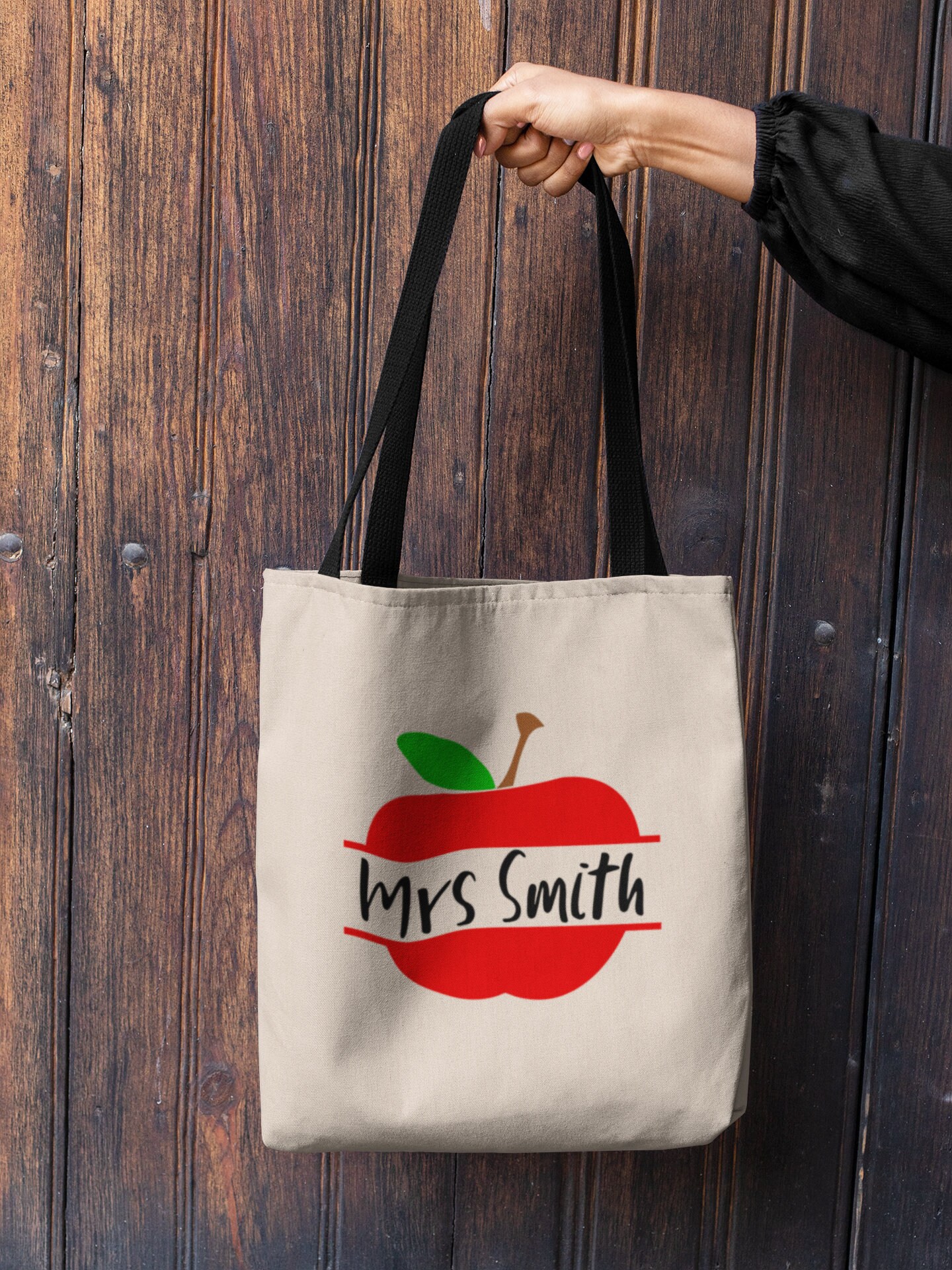 Teacher Tote Bag Personalized Eco Tote Bag Personalized Etsy