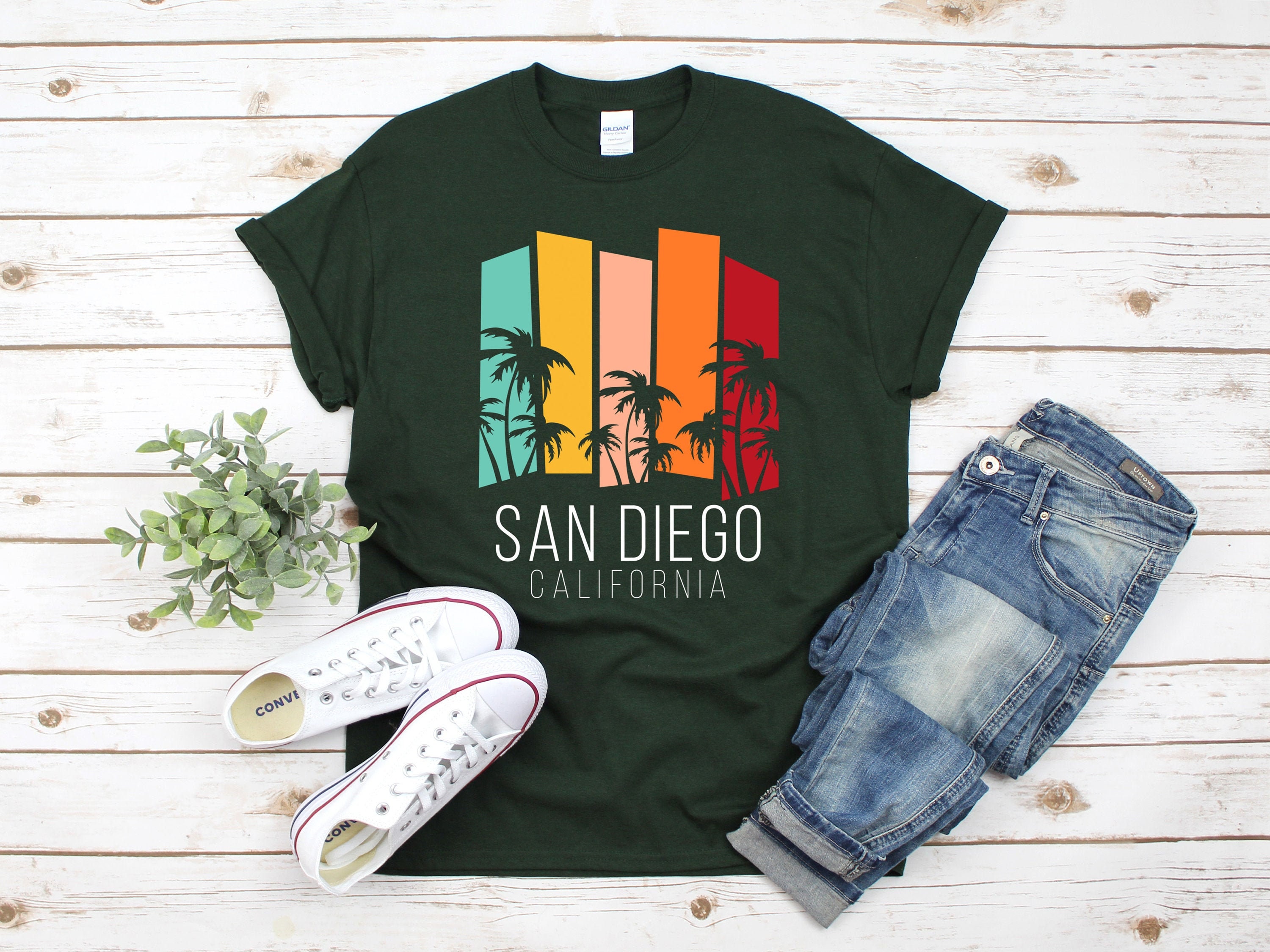 San Diego Padres State Outline Tee Shirt Women's 3XL / White