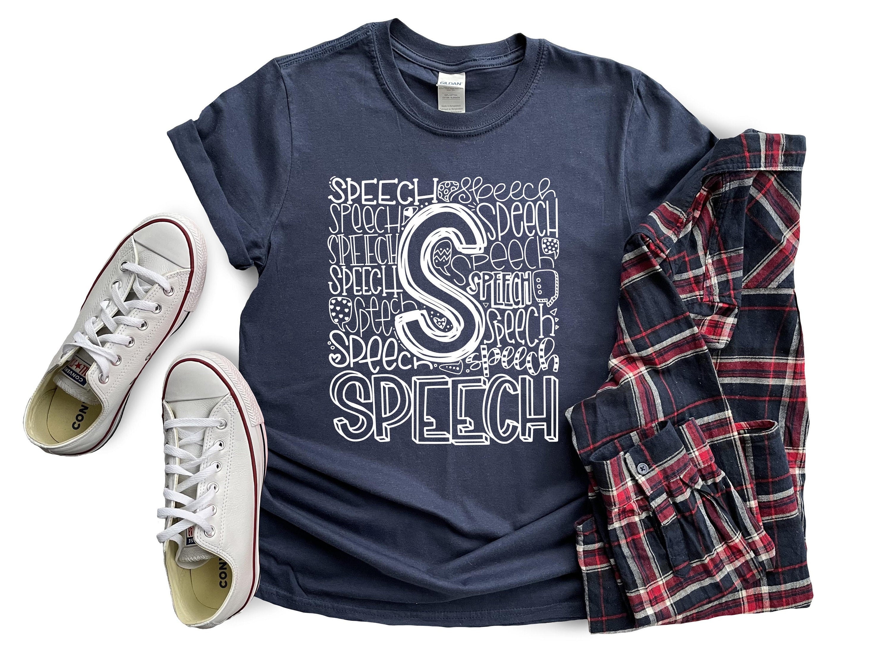 Speech Shirt Speech Therapy Shirt Speech Gift Speech Etsy.de