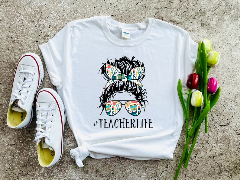 Teacher Life Shirt  Teachers Outfit Teacher Gift Shirt image 0