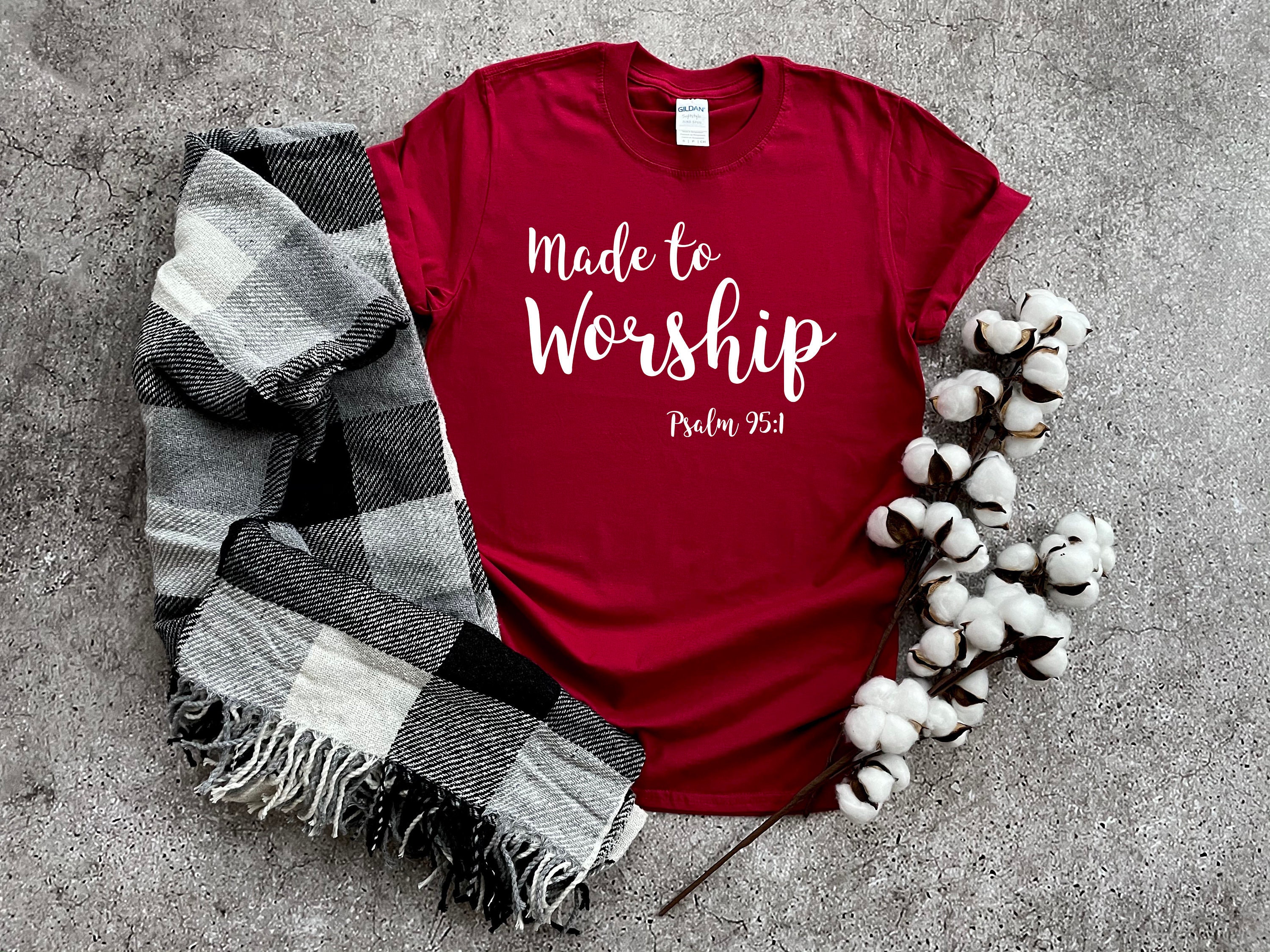 Made to Worship Shirt Christian Shirts Worship Shirts Gods | Etsy