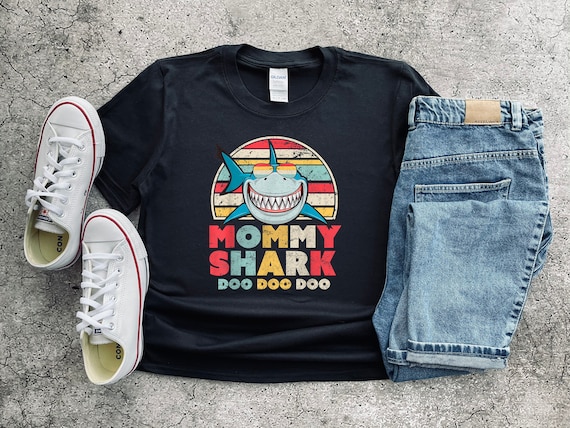 Mommy Shark Doo Doo Shirt Retro Vintage Mommy Shark Doo Doo Shirt Retro Vintage