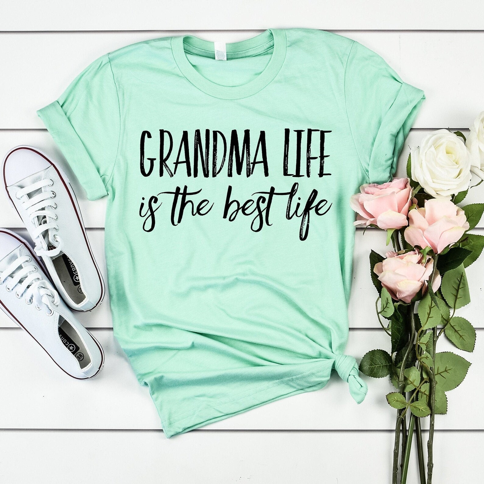 Grandma Life Shirt Grandma Best Life Tshirt Gift for Etsy