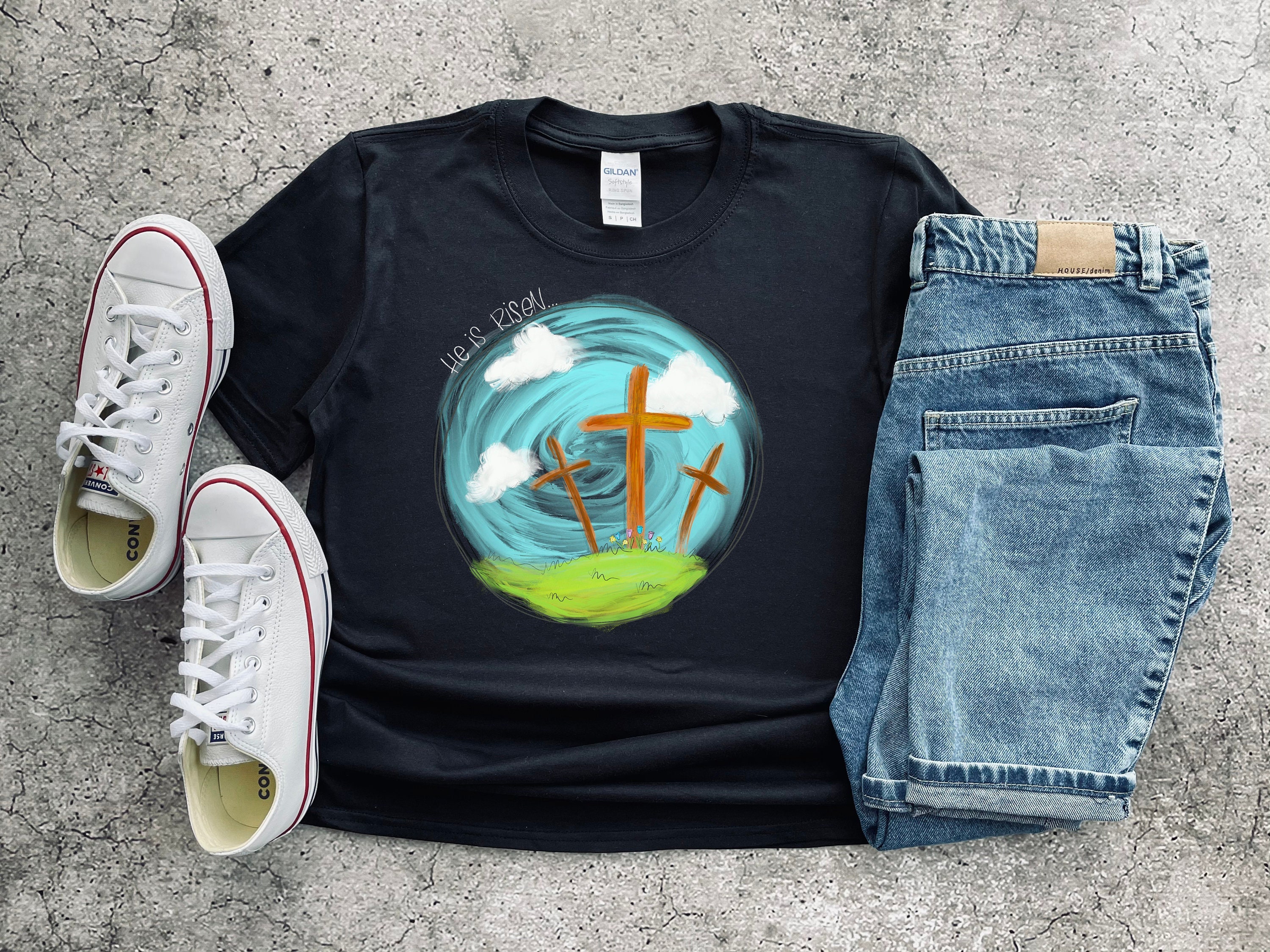 Easter Shirt, Kids Easter Shirt, Christian Family Easter Tees, Easter Gift, Easter T-shirts, Easter Outfit, Christian Clothing, Easter Gifts