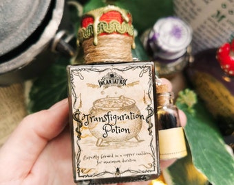 Transfiguration Potion — witch and wizard potions, vials, bottles and replicas