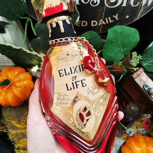 Elixir of Life Potion Luxe  — witch and wizard potions, vials, bottles and replicas