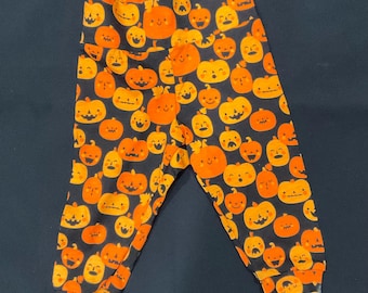 Pumpkin Themed Baby Pants