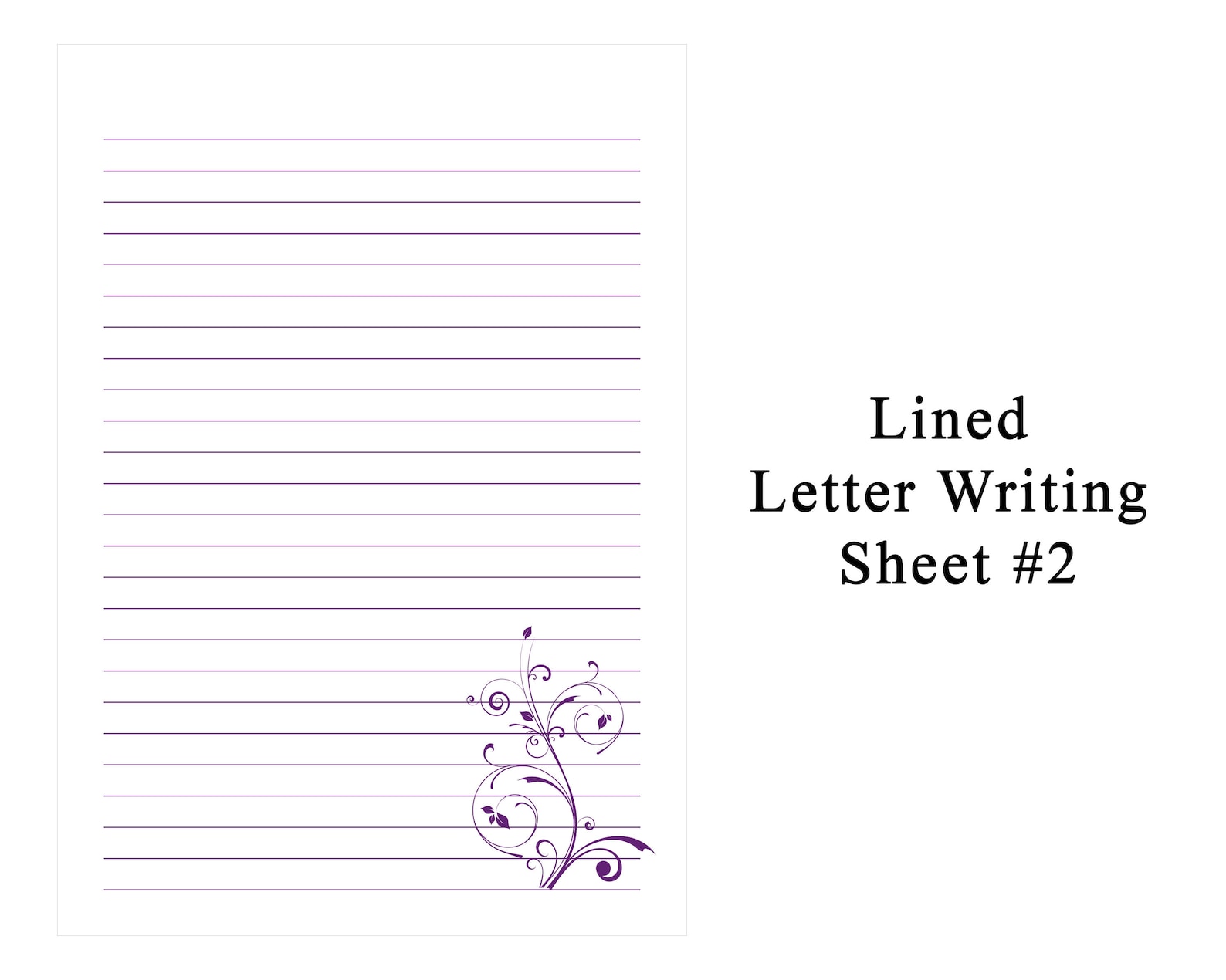 Printable JW Letter writing sheet A4 Ruled Paper Instant Etsy Printable JW Letter writing sheet A4 Ruled Paper Instant Etsy