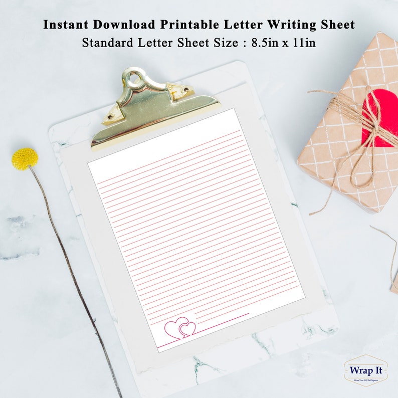 printable lined official letter writing paper love sheet ruled