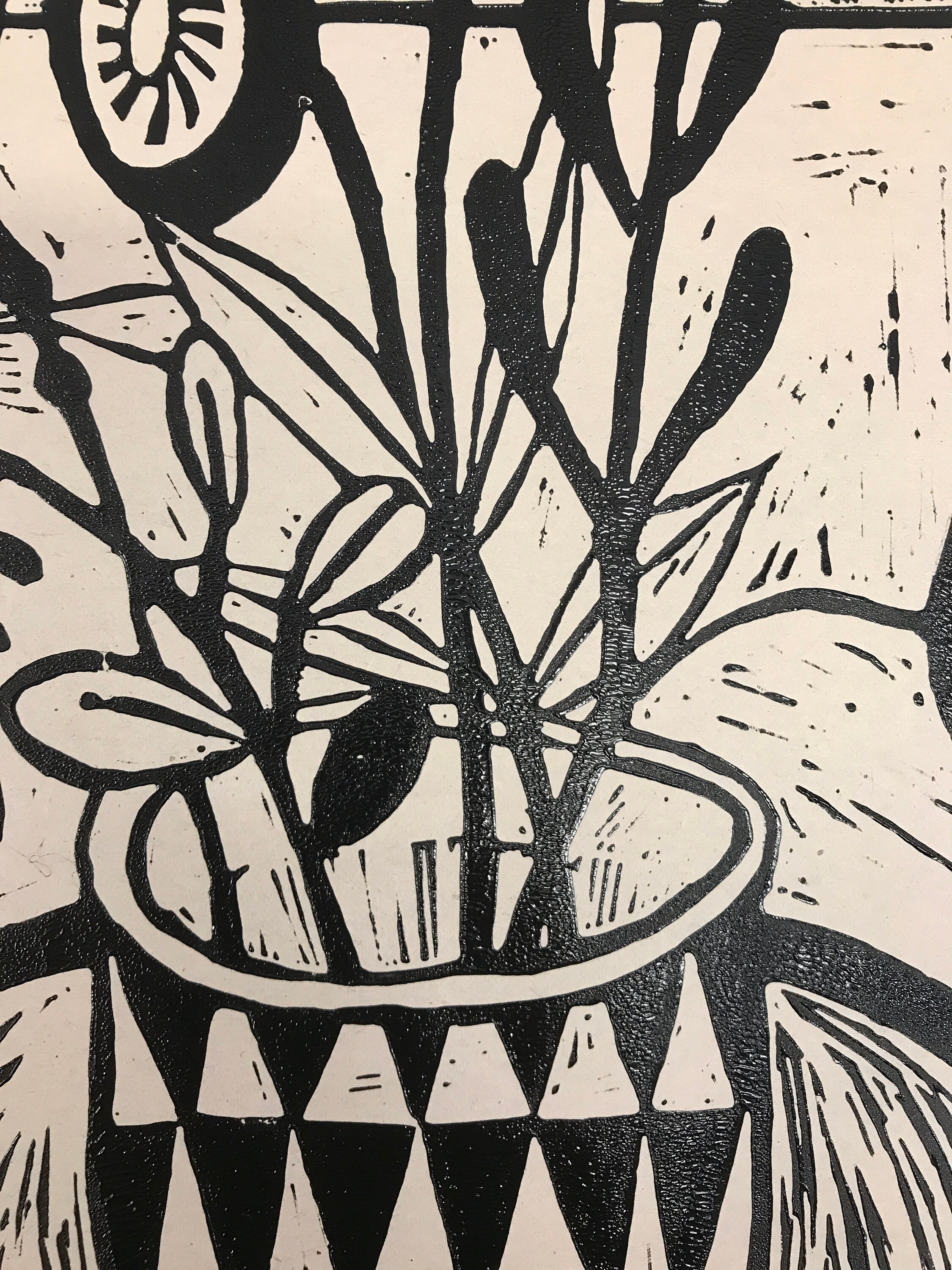 Large StillLife lino Etsy