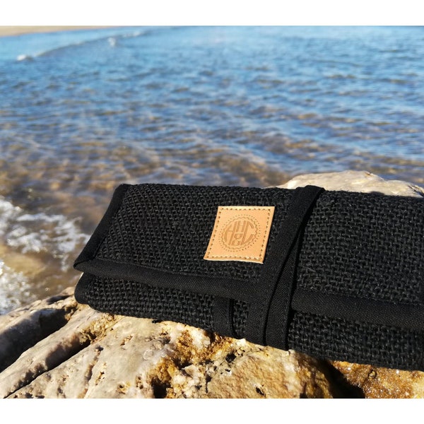 Black Tobacco Pouch - Pure Hemp