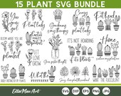 Plant SVG Bundle, Plants SVG, Succulent svg, Cactus Svg, Gardening SVG, Funny Plant svg, Plant Lover svg, House Plants svg, Plant lady Svg