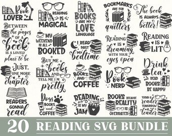 Download Book Lover Svg Etsy