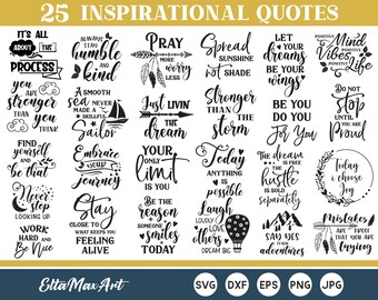 Download Inspirational Quotes Svg Etsy