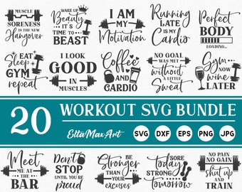 Download Workout Svg Bundle Etsy