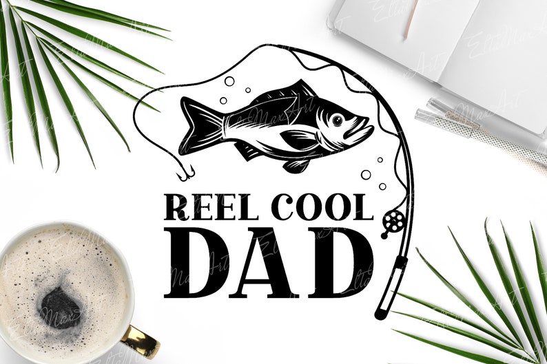 Download Reel Cool Dad Svg Papa Svg File Dad svg Fishing SVG | Etsy