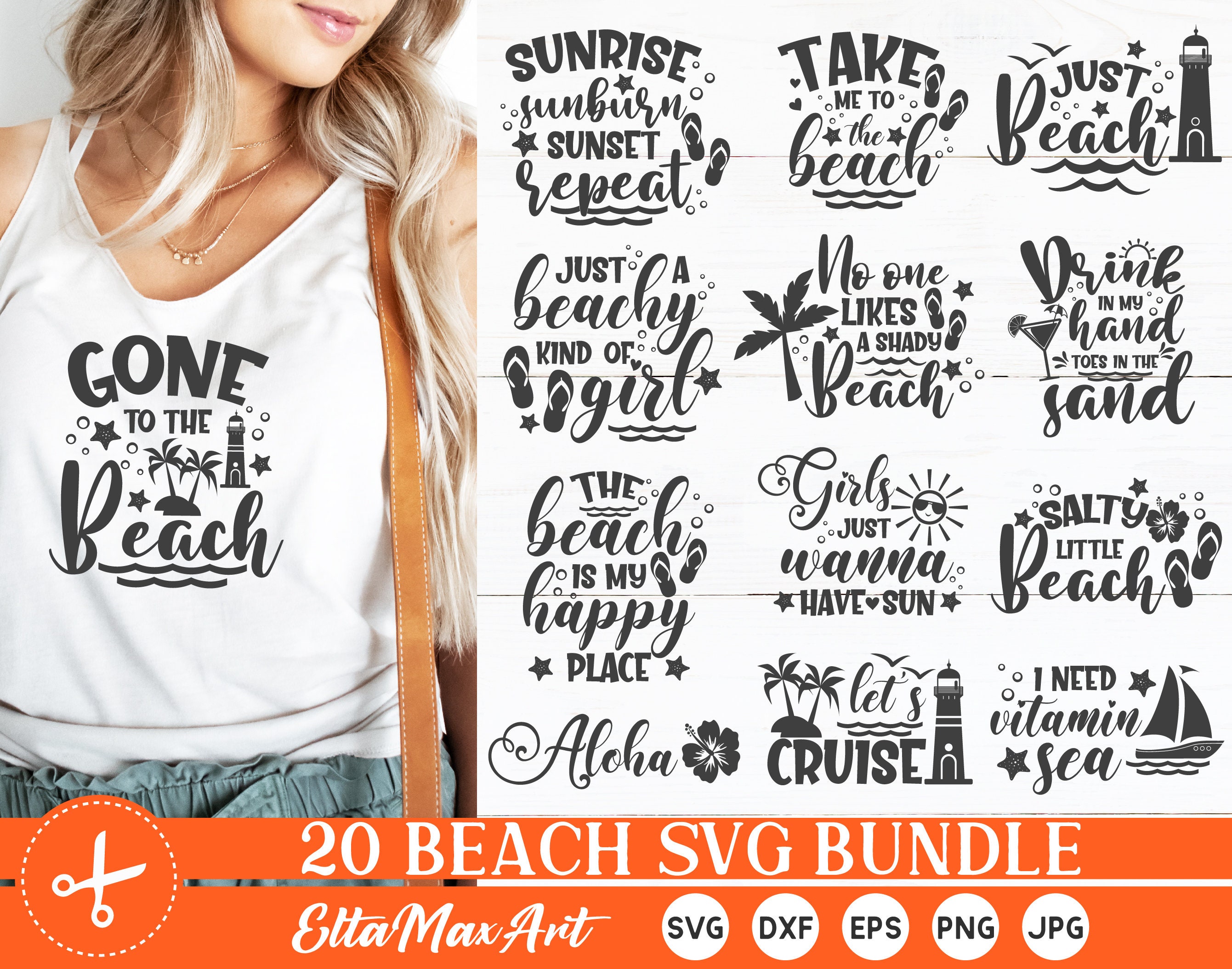 Download Beach Svg Bundle Summer Bundle Svg Hello Summer Svg Summer Shirt Svg Beach Life Svg Vacation