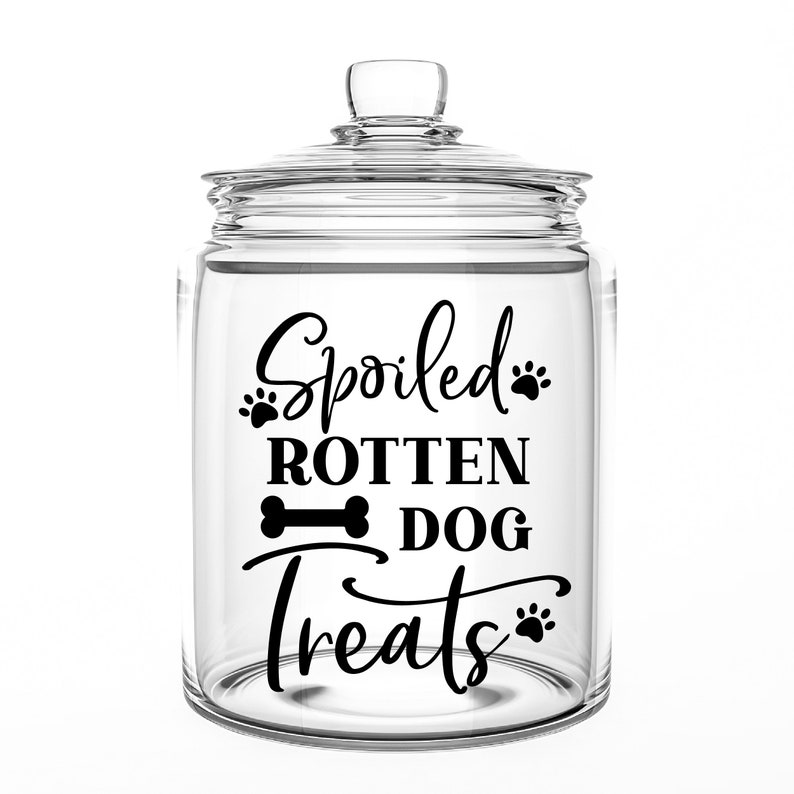Dog Treat Jar SVG bundle Dog Svg Cut Files Dog Svg Dog | Etsy