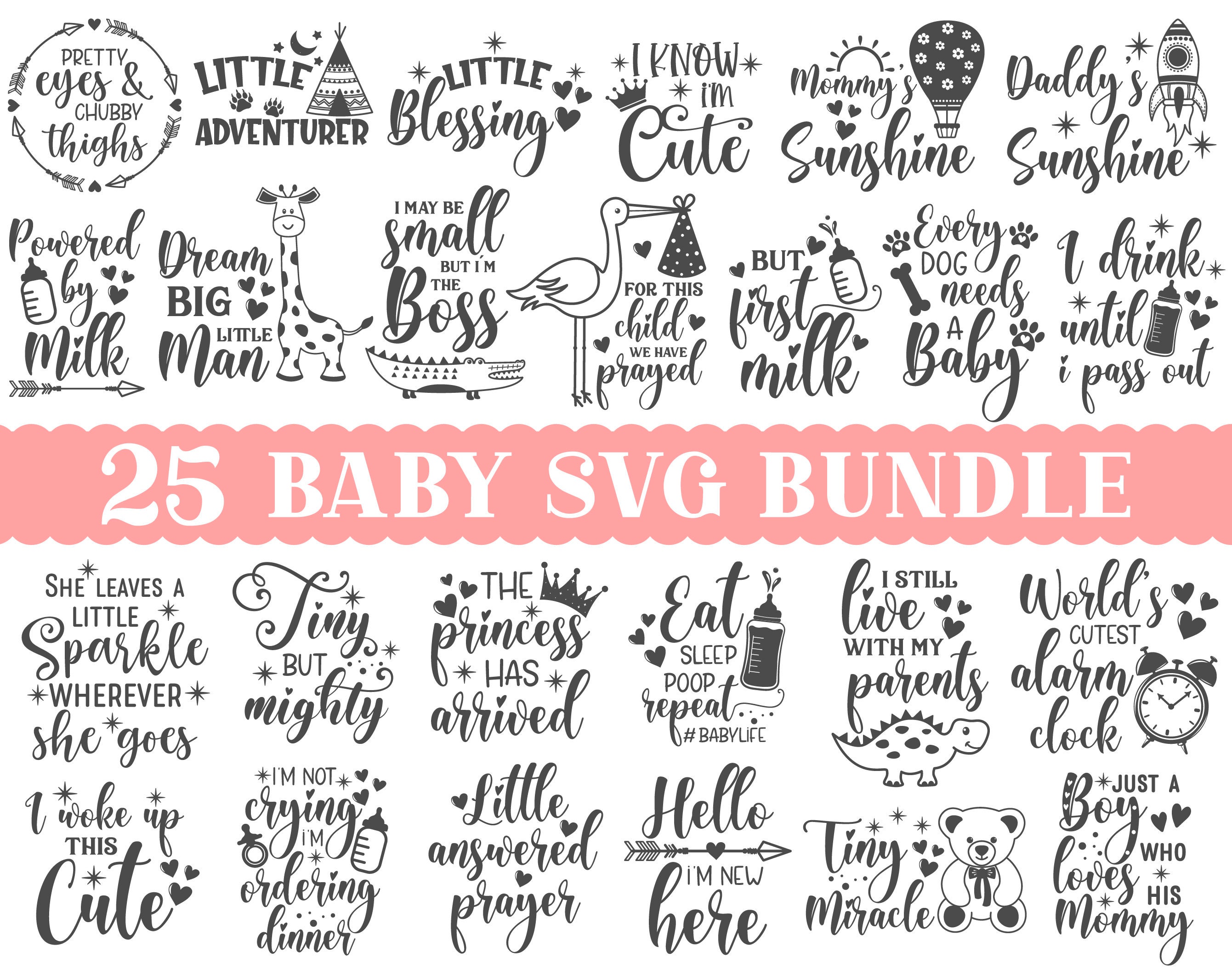 Download Baby Svg Bundle Baby Svg Cute Baby Sayings Svg Baby Quote Etsy