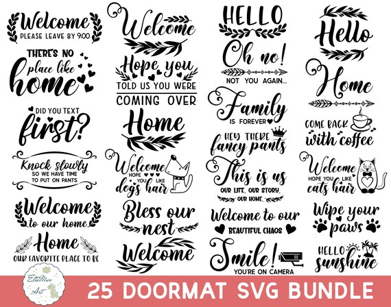 Download Doormat Svg Bundle Family Bundle Svg Sign Svg Bundle Home Etsy PSD Mockup Templates