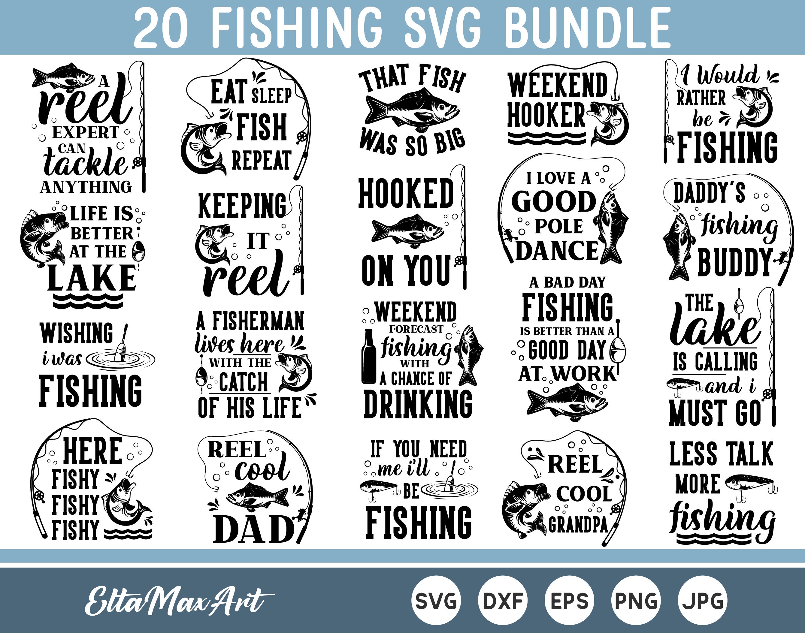 Download Fishing Svg Bundle Fish Svg Dad Svg Funny Quotes Svg Etsy