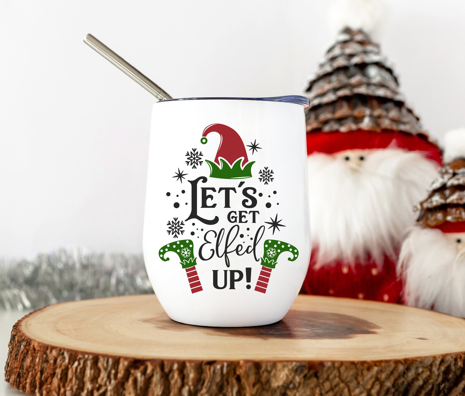 Christmas Wine SVG Bundle Christmas Wine svg Wine Glass SVG | Etsy