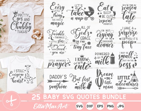 Download Baby Svg Bundle Cute Baby Sayings Svg Baby Quote Bundle Etsy