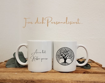 Personalized mug of tree of life