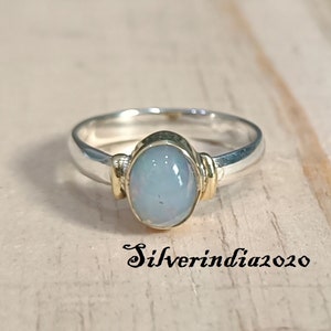 Natural Opal Ring, 925 Sterling Silver Ring, Gemstone Ring, Handmade Ring, Statement Ring, Beautiful Ring, Oval Stone Ring, Women Ring****