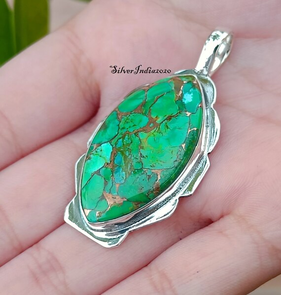 Etsy turquoise pendant discount