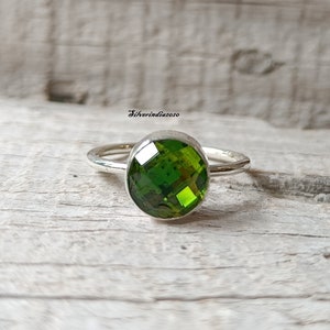Peridot Ring,925 Sterling Silver Ring, Handmade Ring, Gemstone Ring, Beautiful Ring, Green Stone Ring, Lovely Ring, Women Ring, Gift For Her