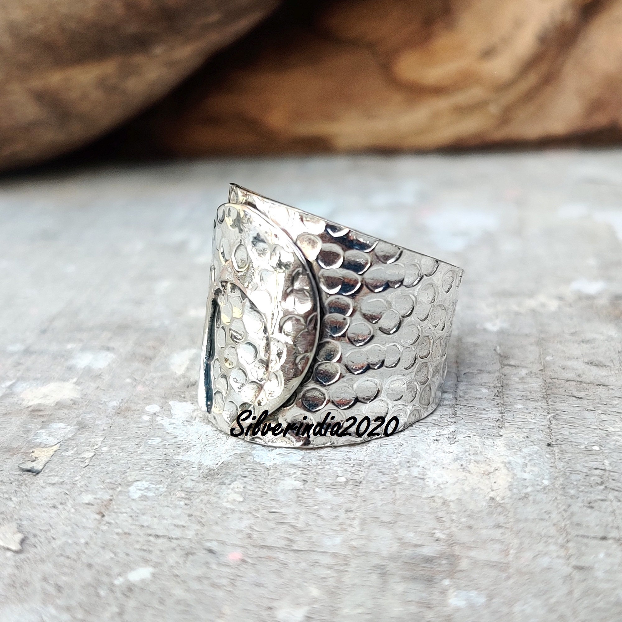 Half Moon Ring, 925 Sterling Silver, Handmade Ring, Designer Half Moon Ring, 925 Sterling Silver, Handmade Ring, Designer