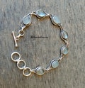 Handmade Aquamarine Gemstone Bracelet: 925 Sterling Silver product logo