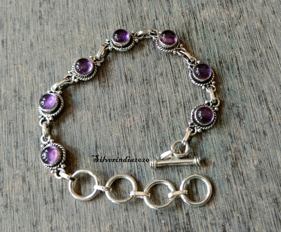 Amethyst, Clear Quartz, & Rose Quartz Bracelet for Healing