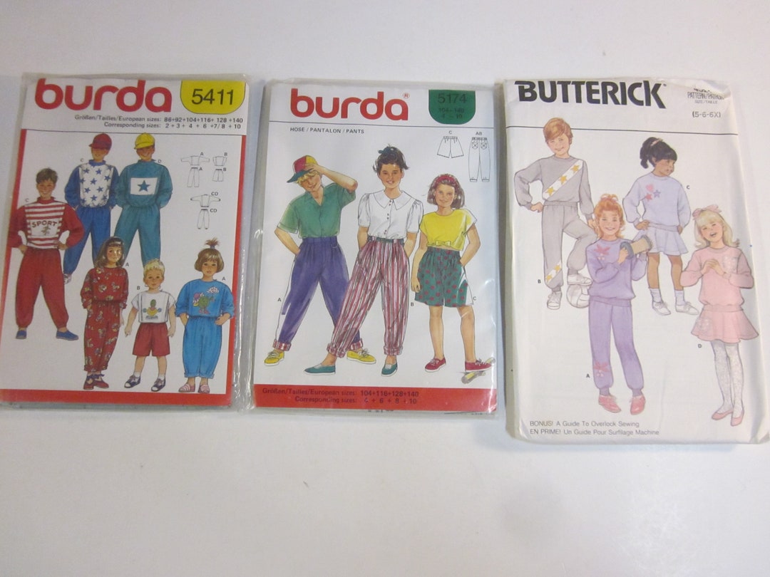 Sewing Patterns Butterick Children's Burda Children's Etsy