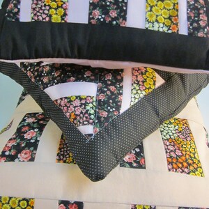 3 Decorative Pillows   Purples   Yellows   Blacks  Couch   Sofa   Easy Chair   Bed   Decor  Napping